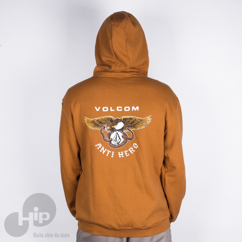 MOLETOM VOLCOM ANTIHERO LARANJA